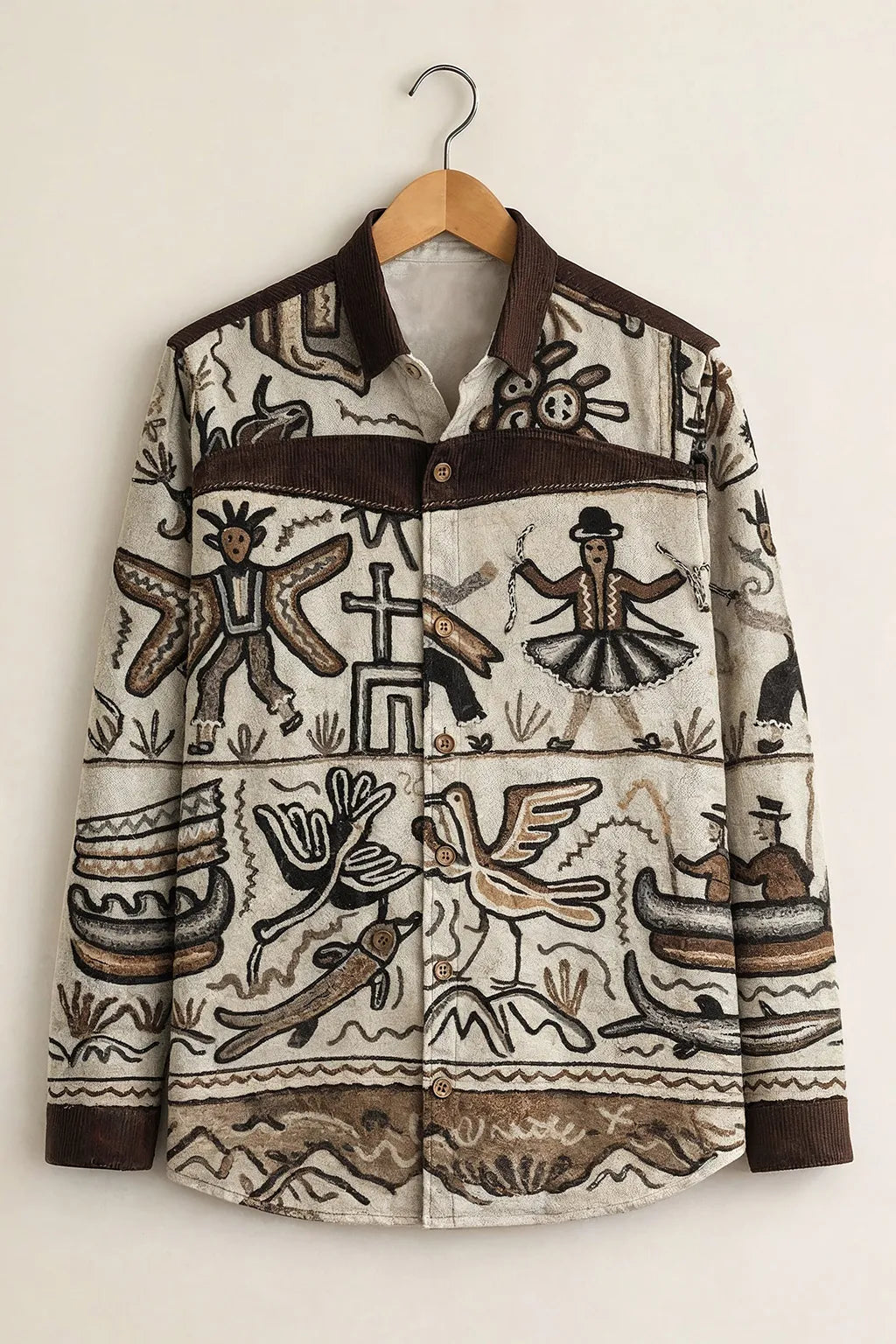 Men's Boho Tribal Graphic Shirt