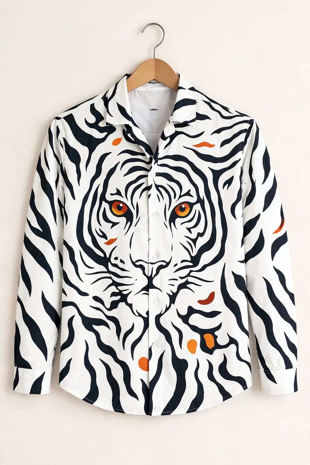 White Tiger Graphic Designer Shirt