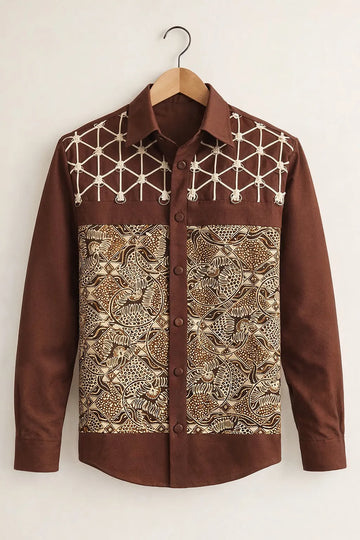 Men's Royal Artisan Panel Shirt