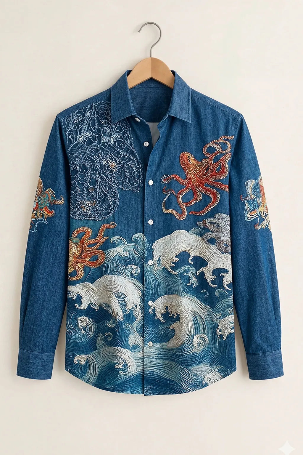Men's Deep Sea Royalty Print Shirt