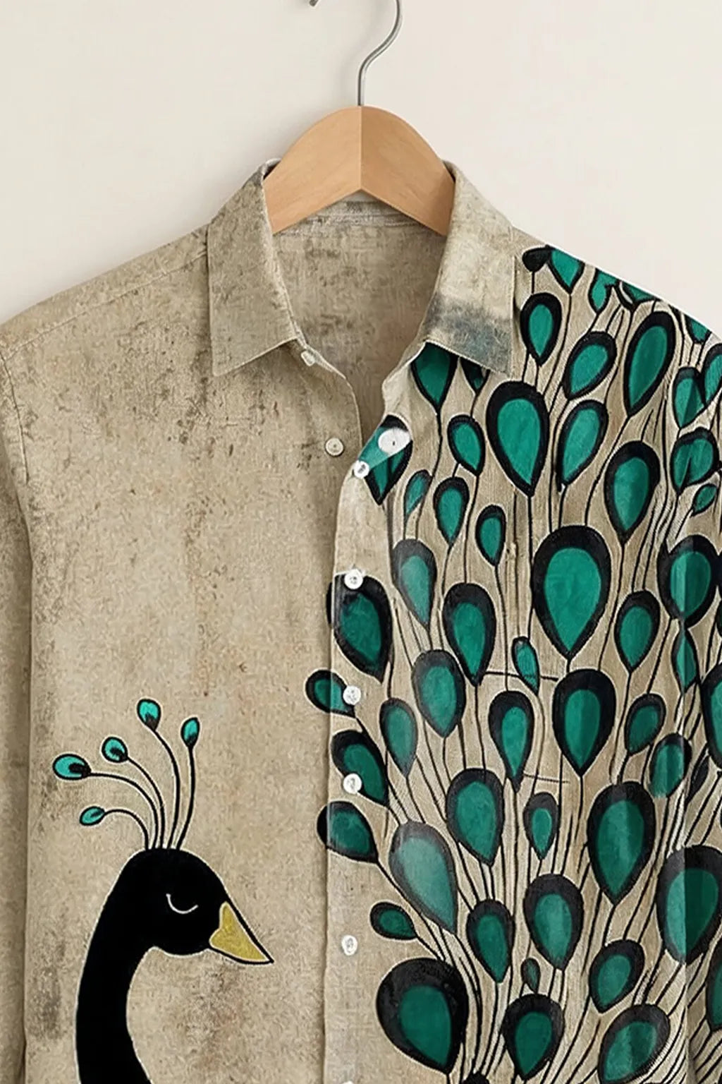 Royal Peacock Art Designer Shirt