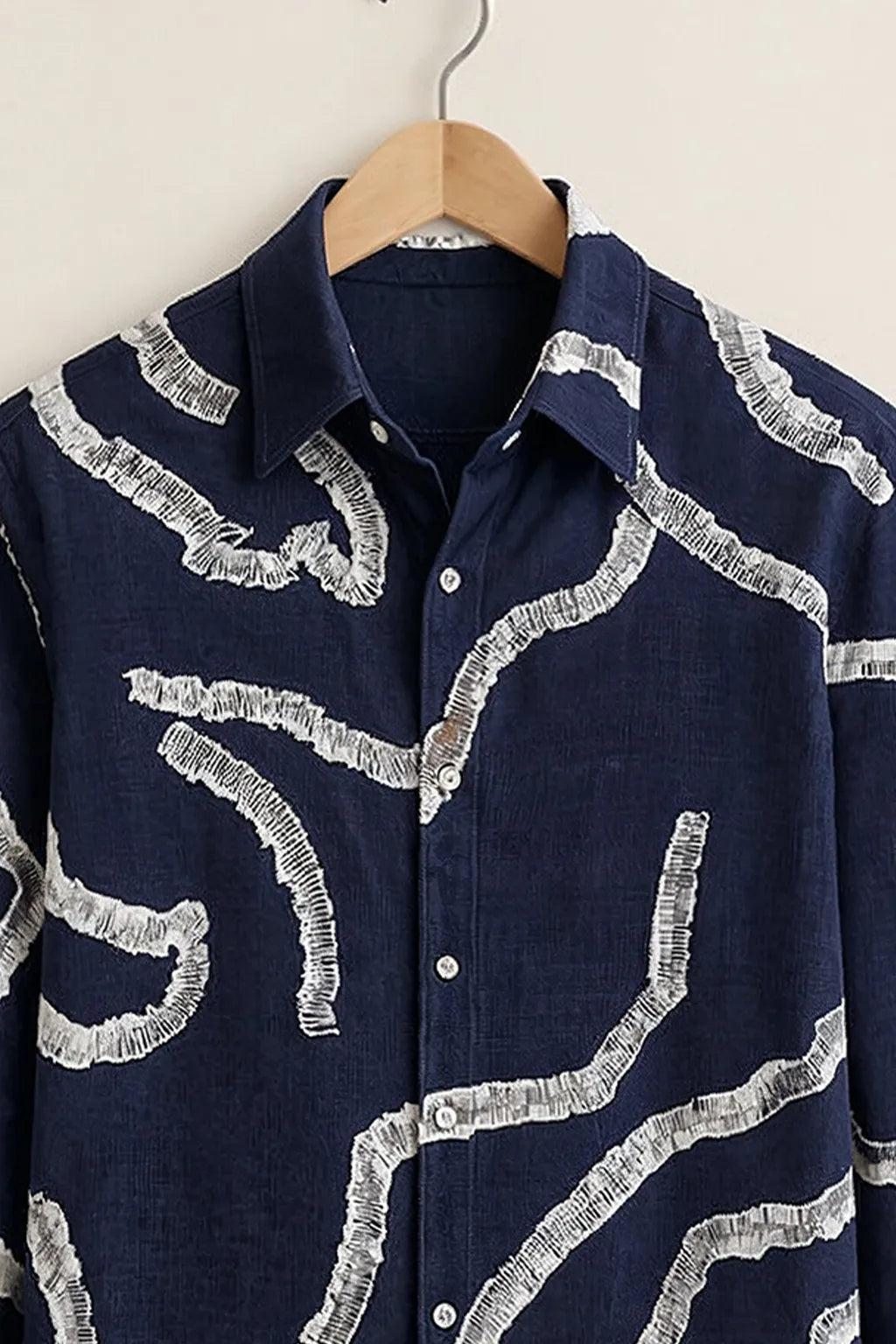 Men's Contemporary Line Art Shirt