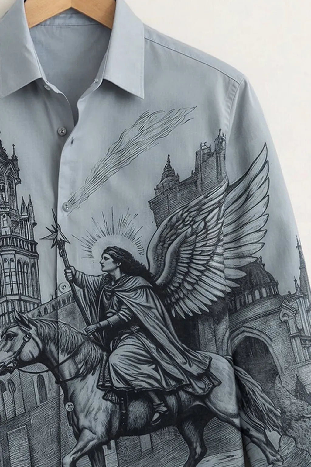 Men's Classic Monochrome Art Shirt