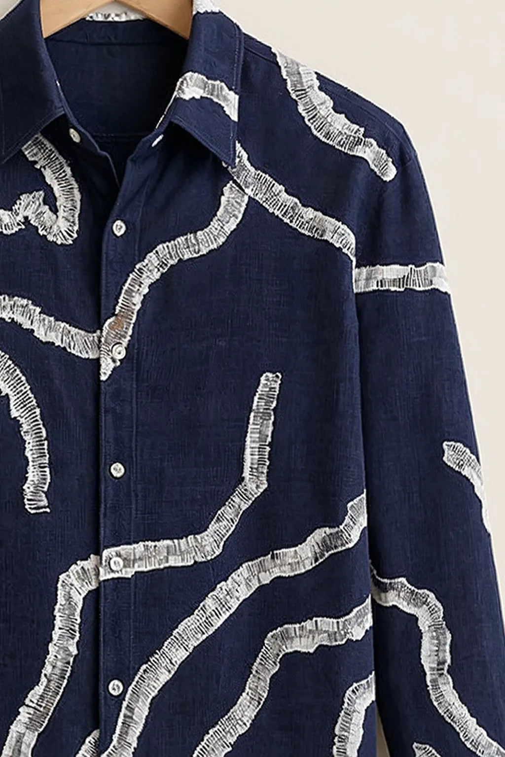 Men's Contemporary Line Art Shirt