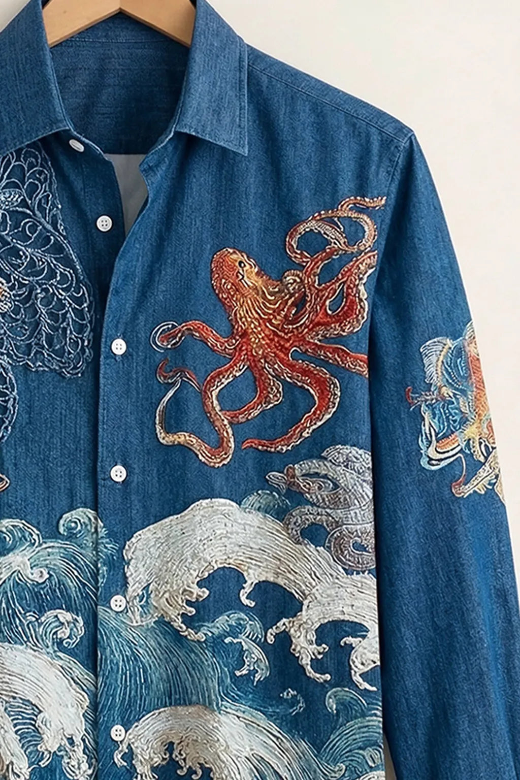 Men's Deep Sea Royalty Print Shirt