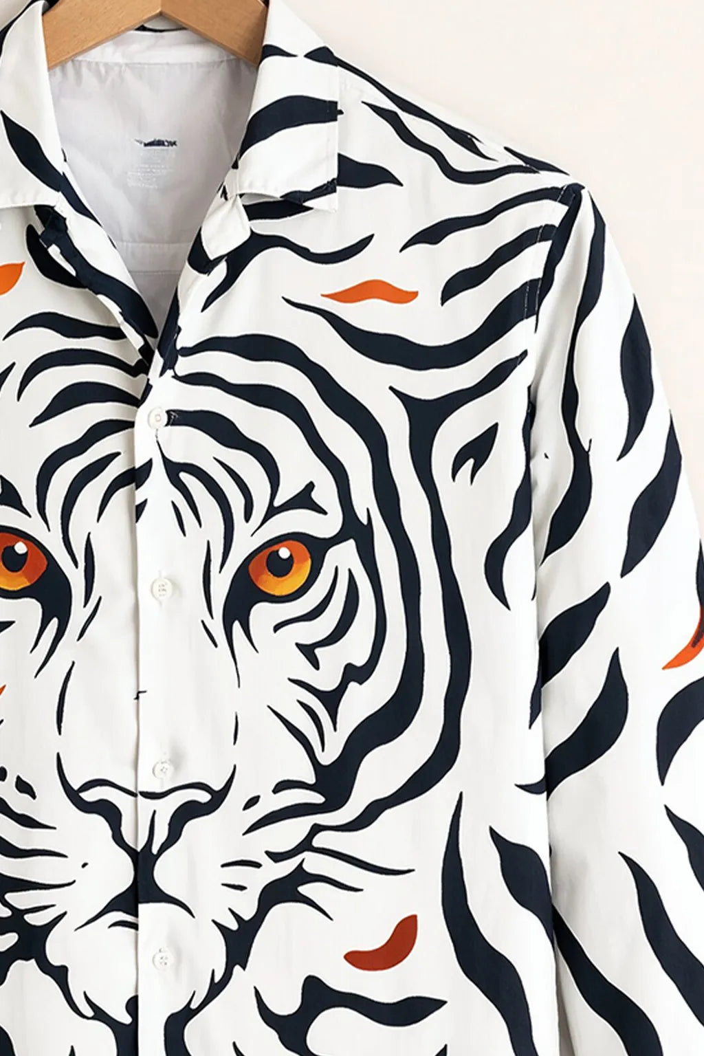 White Tiger Graphic Designer Shirt